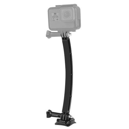 PULUZ Outdoor Motorcycle Cycling Helmet Extension Arm Set for PULUZ Action Sports Cameras Jaws Flex Clamp Mount for GoPro, Insta360, DJI and Other Action Cameras