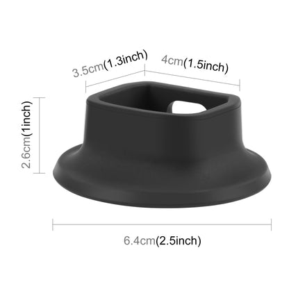 For DJI Osmo Pocket 4 / 3 PULUZ Silicone Dock Desktop Charging Base Bracket (Black)