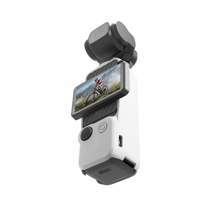 Pour DJI OSMO Pocket 3 PULUZ Kit de 3 coques de protection en silicone (Blanc)
