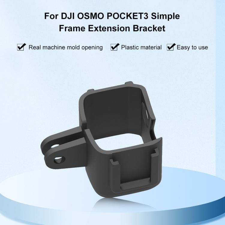 Pour DJI OSMO Pocket 3 PULUZ Cadre de protection Adaptateur d'extension (Noir)