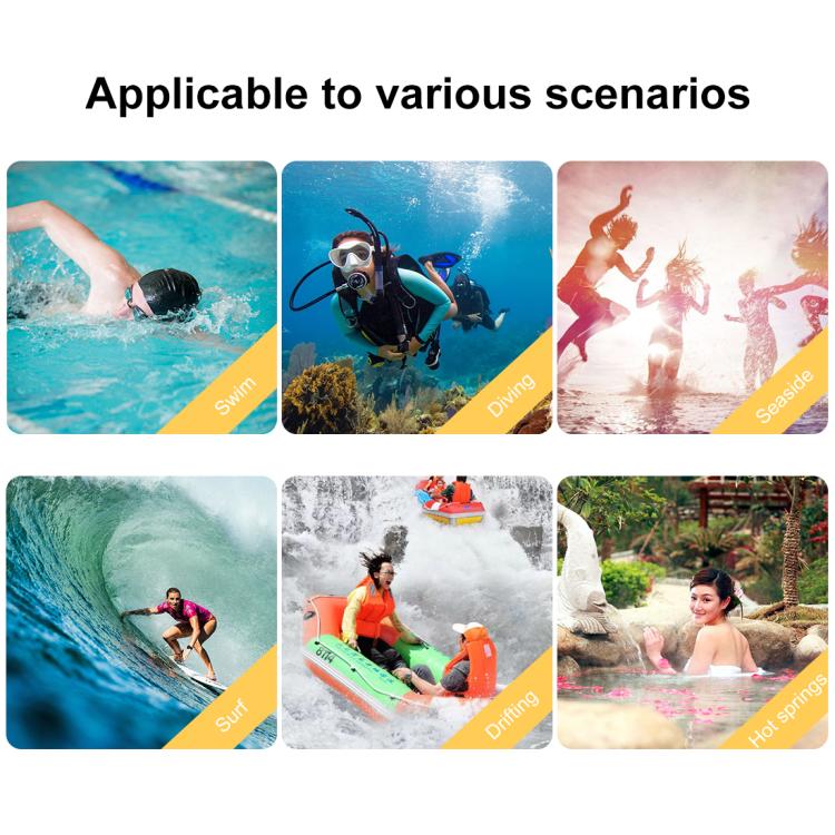 For iPhone 16 Pro Max PULUZ 40m/130ft Waterproof Diving Case Photo Video Taking Underwater Housing Cover (Transparent)