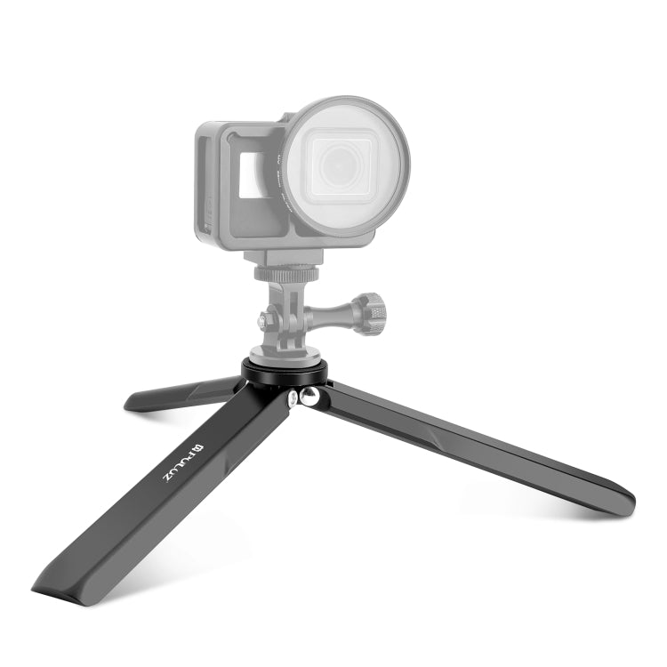 For DJI Osmo Pocket 4 / 3 / Insta360 X4 PULUZ Aluminum Alloy Metal Tripod (Black)