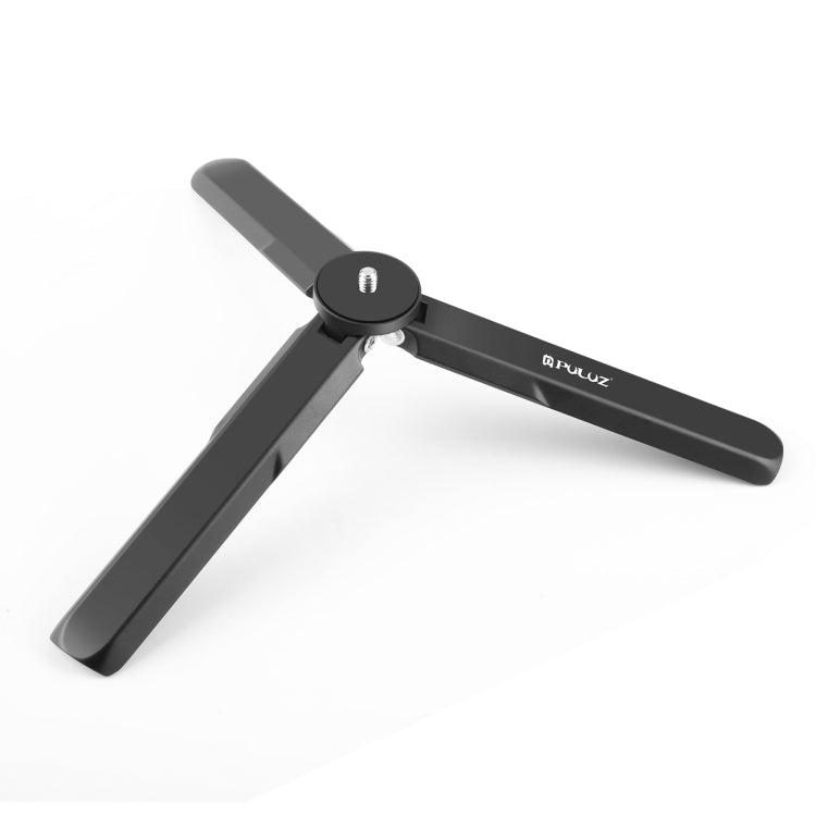 For DJI Osmo Pocket 4 / 3 / Insta360 X4 PULUZ Aluminum Alloy Metal Tripod (Black)
