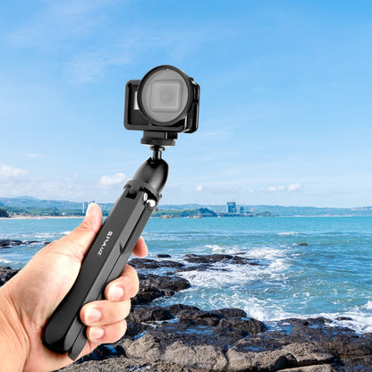 For DJI Osmo Pocket 4 / 3 / Insta360 X4 PULUZ Aluminum Alloy Metal Tripod (Black)