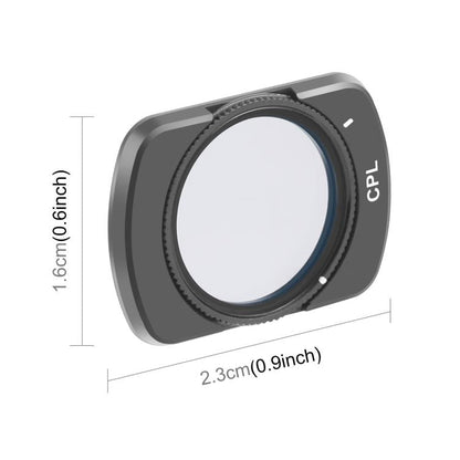 For DJI Osmo Pocket 3 PULUZ Magnetic Camera Lens CPL Filter