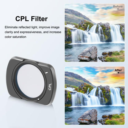 For DJI Osmo Pocket 3 PULUZ Magnetic Camera Lens CPL Filter