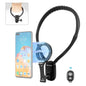 Support de collier magnétique PULUZ pour montage POV avec pince de téléphone pour caméras d'action GoPro / téléphones (Noir)