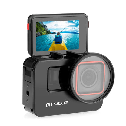 Pour Insta360 Ace Pro / Ace PULUZ Cadre adaptateur en métal avec filtre UV 52 mm et bague d'adaptation (noir)