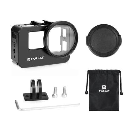 Pour Insta360 Ace Pro / Ace PULUZ Cadre adaptateur en métal avec filtre UV 52 mm et bague d'adaptation (noir)