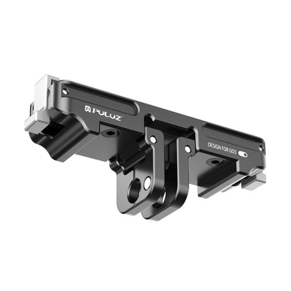 For Insta360 GO3 / GO 3S PULUZ Magnetic Aluminum Alloy Quick Release Base Mount (Black)