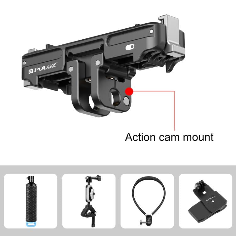 Pour Insta360 GO3 / GO 3S PULUZ Support de base magnétique à dégagement rapide en ABS (noir)