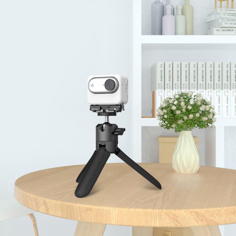 Pour Insta360 GO3 / GO 3S PULUZ Support de base magnétique à dégagement rapide en ABS (noir)
