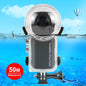 For Insta360 X4 PULUZ 50m Waterproof Sealed Diving Case (Transparent)
