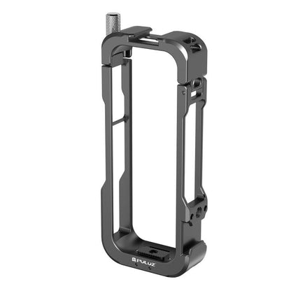 Pour Insta360 X4 PULUZ Cage de protection en métal avec cache d'objectif (Noir)