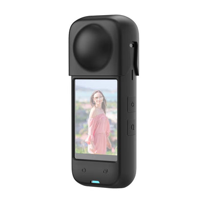 Pour étui de protection en silicone anti-poussière intégral PULUZ pour Insta360 X4 (noir)
