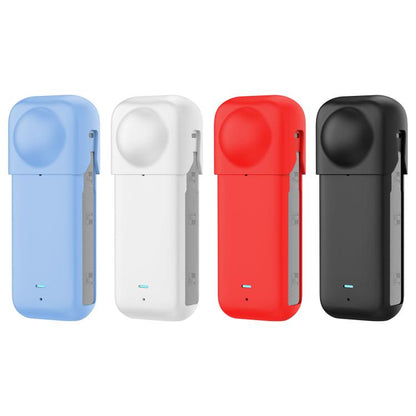 For Insta360 X4 PULUZ Full Body Dust-proof Silicone Protective Case (Blue)