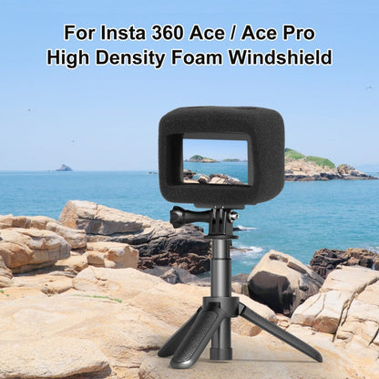Pour Insta360 Ace Pro / Ace PULUZ Pare-brise en mousse haute densité (Noir)