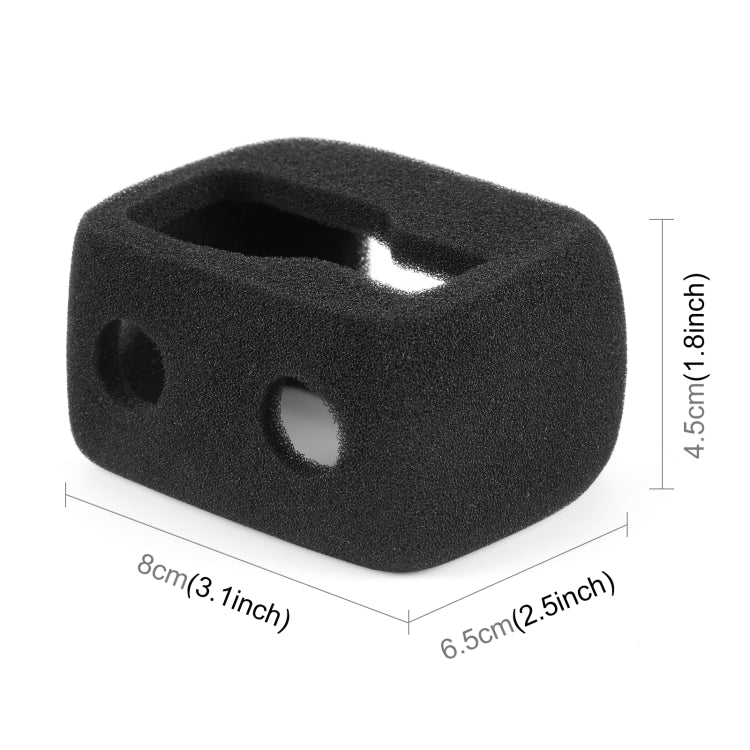 Pour Insta360 Ace Pro / Ace PULUZ Pare-brise en mousse haute densité (Noir)