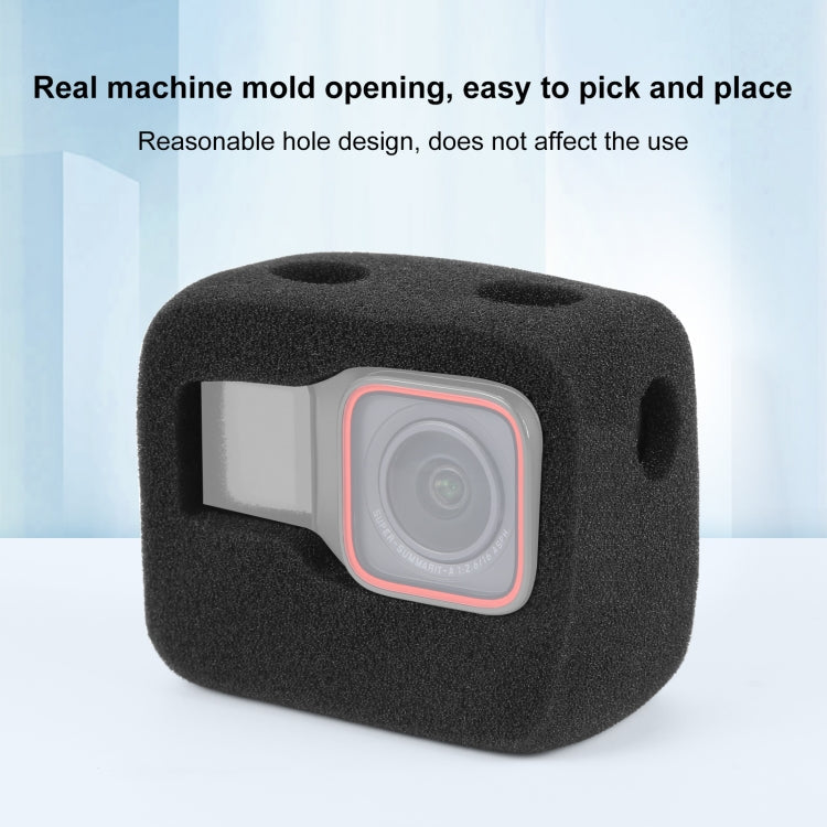 Pour Insta360 Ace Pro / Ace PULUZ Pare-brise en mousse haute densité (Noir)