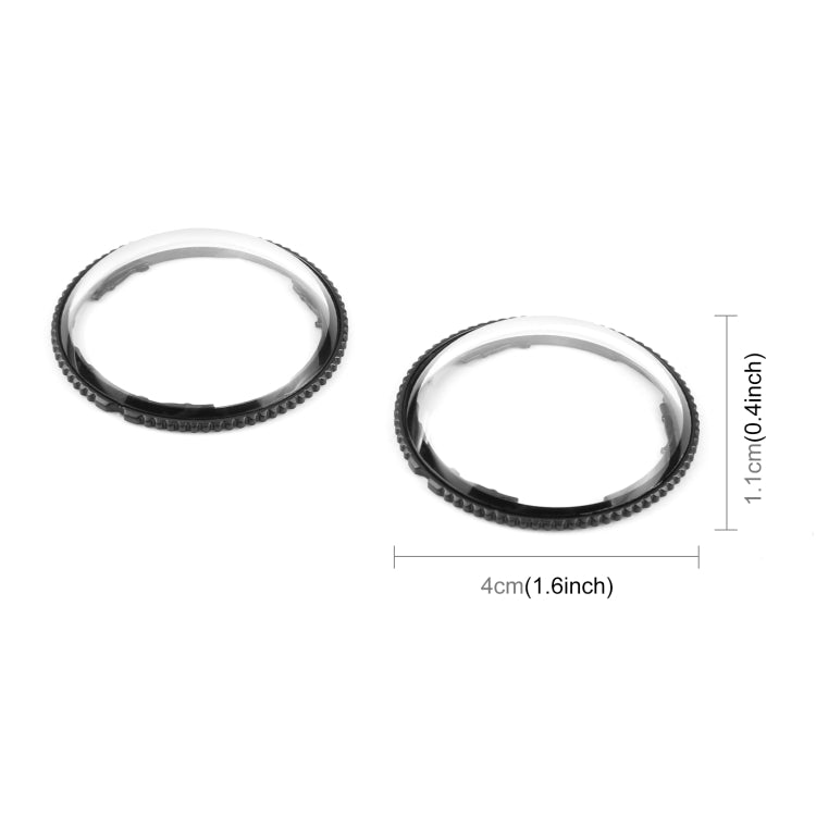 For Insta360 X4 PULUZ Rotation Optical Glass Lens Guard  Protective Cover (Transparent)