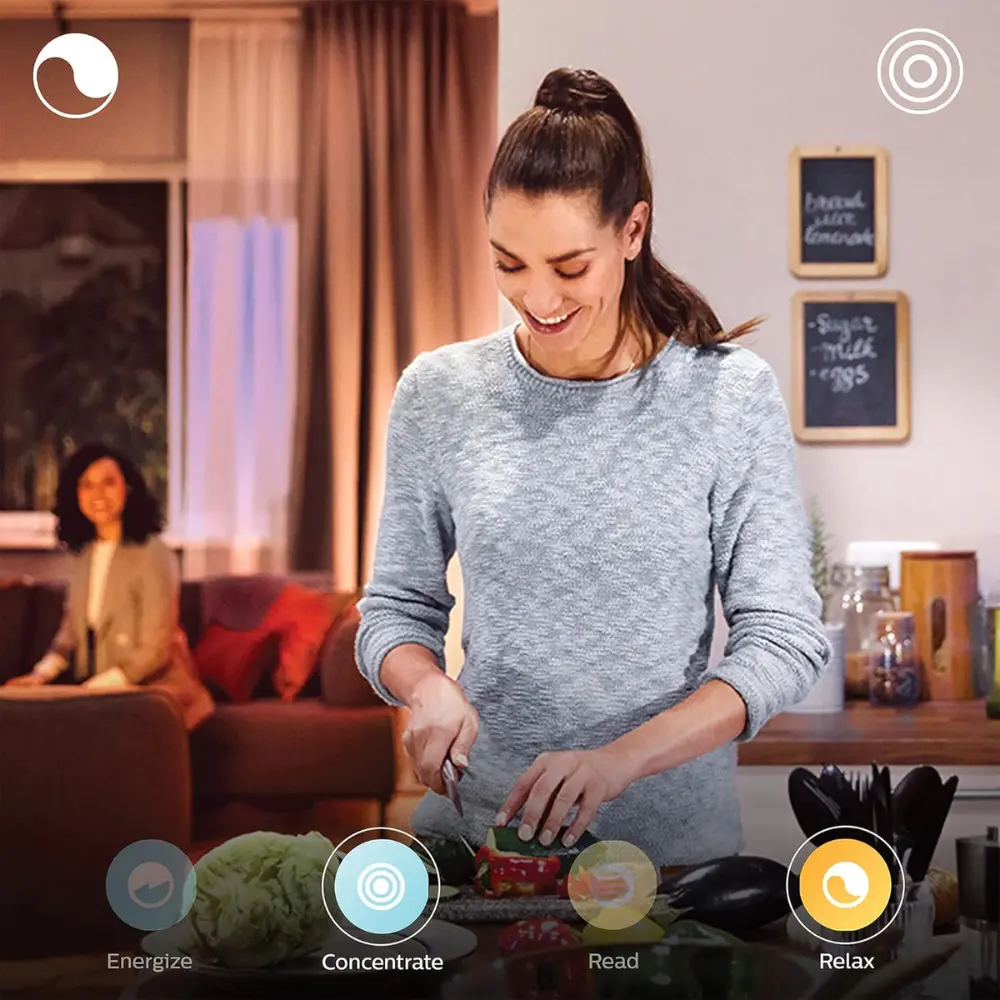 Philips Hue - Startkit 2xE27 + Bridge & Dimmer - White & Color Ambiance
