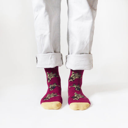 Save the Giraffes Bamboo Socks