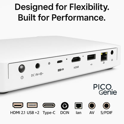 Pico Genie M550 Plus 4.0 Smart Projector (650 lms Full HD Ultra Portable)
