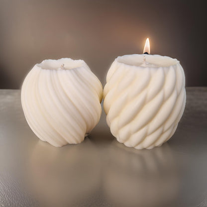 Bougies piliers (sans parfum)