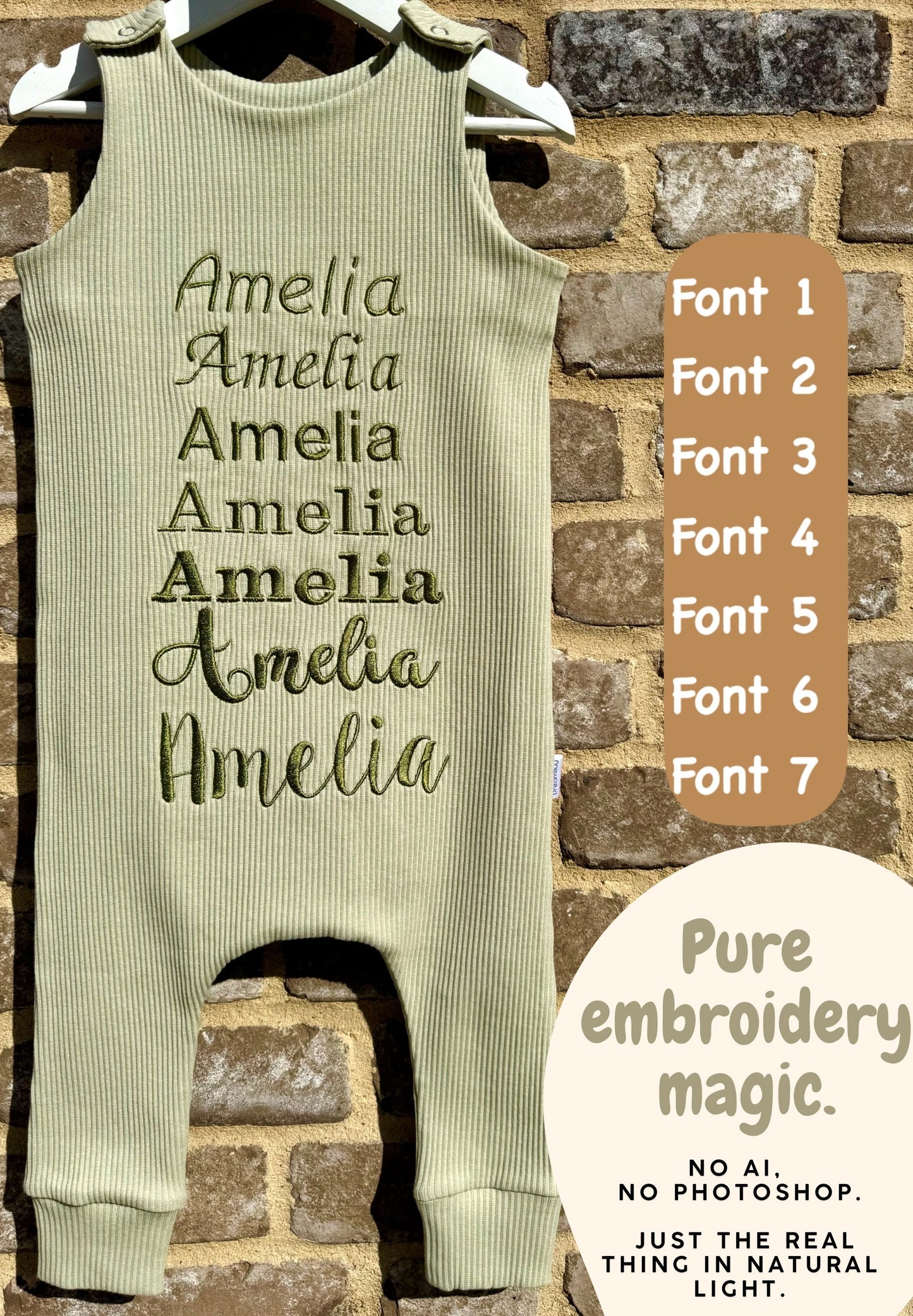 Bunny Theme Personalised Zip Romper