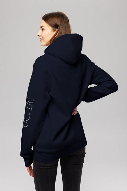 Women's Organic Cotton Hoodie - Navy Pitod Sleeve Hoodie