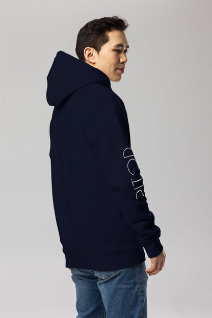 Women's Organic Cotton Hoodie - Navy Pitod Sleeve Hoodie