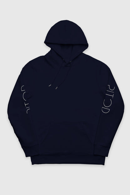 Women's Organic Cotton Hoodie - Navy Pitod Sleeve Hoodie