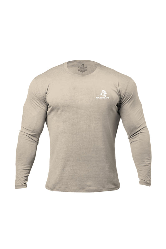 XAPE Prime Long Sleeve Tee - Sand