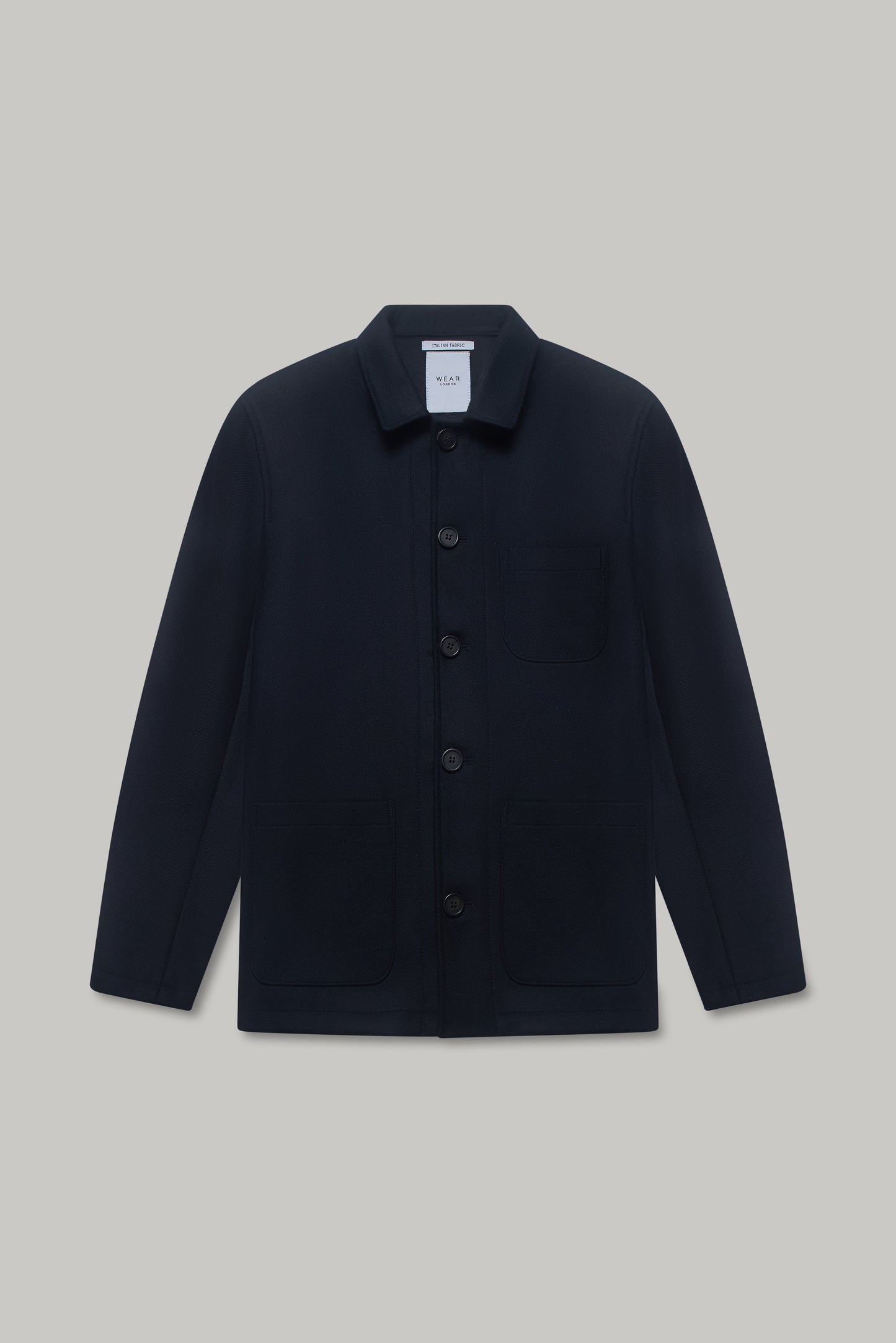 Chiltern Shacket Sleeve Lining - Birbo Twill Navy