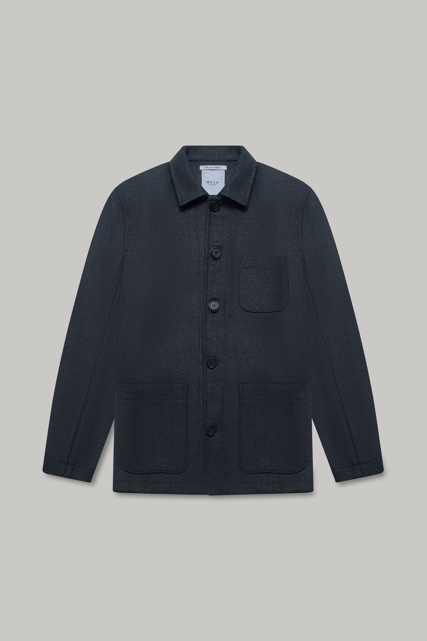 Chiltern Shacket Sleeve Lining - Birbo Twill Grey