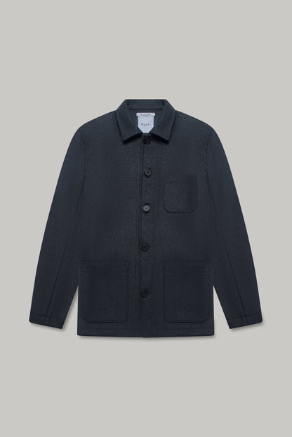 Chiltern Shacket Sleeve Lining - Birbo Twill Grey