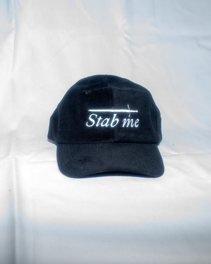 stab me - corduroy hat