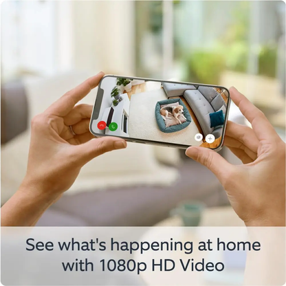 RING IP SECURITY CAMERA INDOOR 1080P SMART WHITE