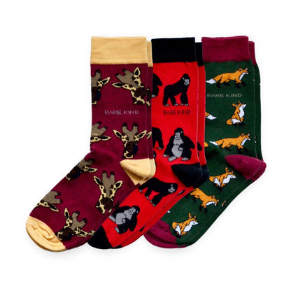 Lot de 3 paires de chaussettes en bambou Red Lover