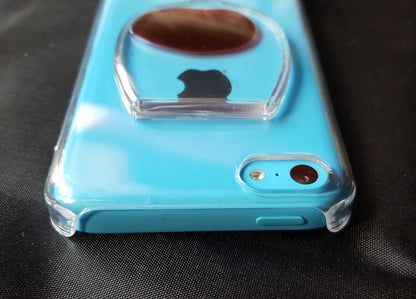 Coque Transparente Rigide Rouge Vin - Pour iPhone 5c