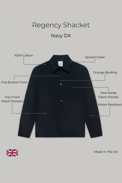 Regency Shacket - Navy Dx