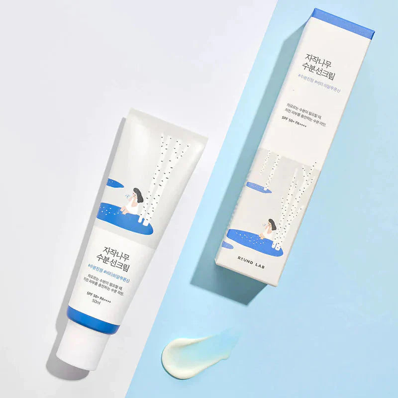 Crème solaire hydratante au jus de bouleau Round Lab 50 ml (SPF 50+, PA++++)