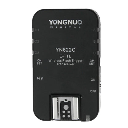 YONGNUO YN622C-KIT E-TTL Wireless Flash Trigger Controller + Transceiver Kit for Canon Camera