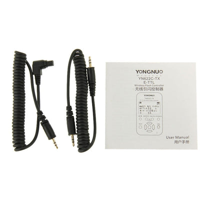 YONGNUO YN622C-KIT E-TTL Wireless Flash Trigger Controller + Transceiver Kit for Canon Camera