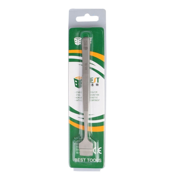 BEST BST-91-5L SA Pinces professionnelles en acier inoxydable pour wafers de silicium