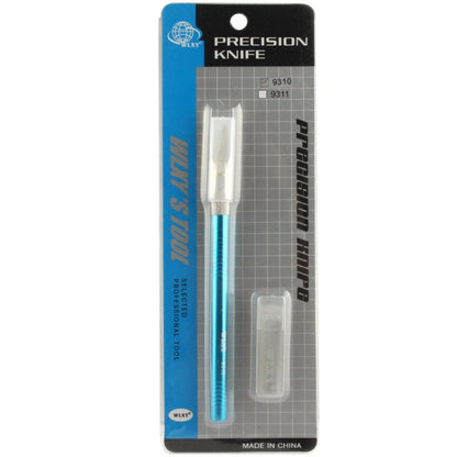WLXY-9310, WLXY Tool Precision Knife with Replaceable Blade for Mat Carving / Scoring / Trimming, OAL: 145mm, Size: 121mm x 6mm Diameter(Blue)