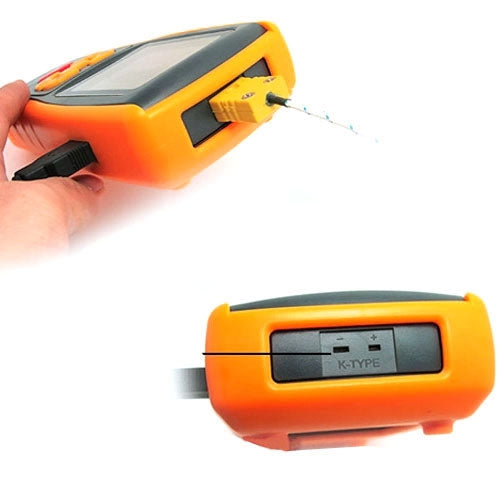 BENETECH GM1361 Hygromètre/Thermomètre numérique avec écran 2,5 pouces (jaune)