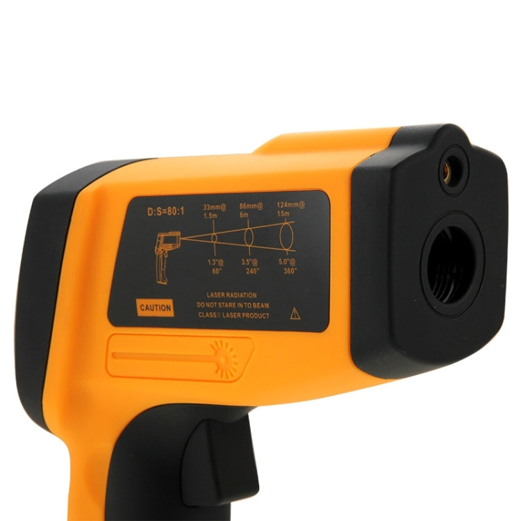 BENETECH GM1850 Digital Display Temperature Gun Handheld Infrared IR Thermometer, Measure Range: 200~1850C