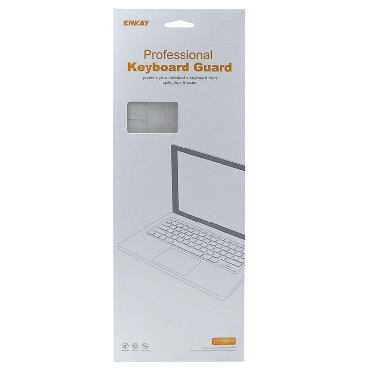 ENKAY pour Macbook Air 11,6 pouces (version US) / A1370 / A1465 Coque de protection rigide mate 3 en 1 avec protection de clavier et bouchon anti-poussière (Blanc)