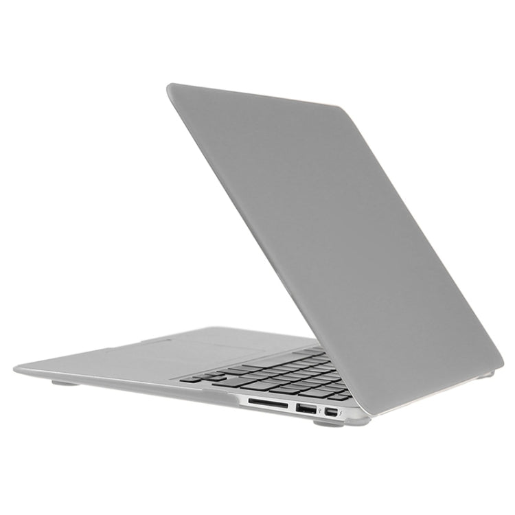 ENKAY pour Macbook Air 13,3 pouces (version US) / A1369 / A1466 Hat-Prince Coque de protection rigide mate 3 en 1 avec protection de clavier et cache anti-poussière de port (argent)